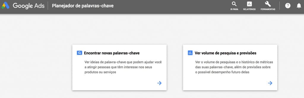 Orçamento no Google Ads: encontrando palavras-chave